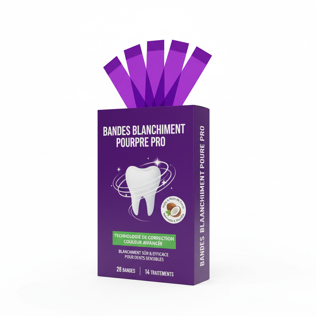 Bandes Blanchiment Pourpre Pro